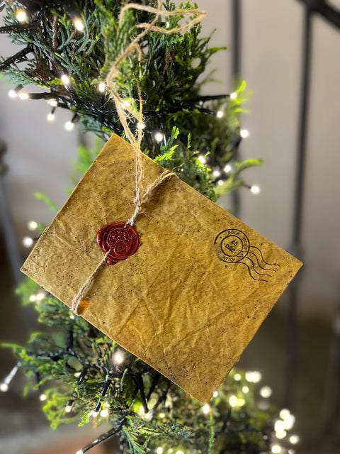 Busta speziata  per scrivere a babbo natale