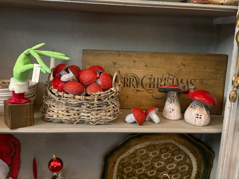 Funghi di natale rossi