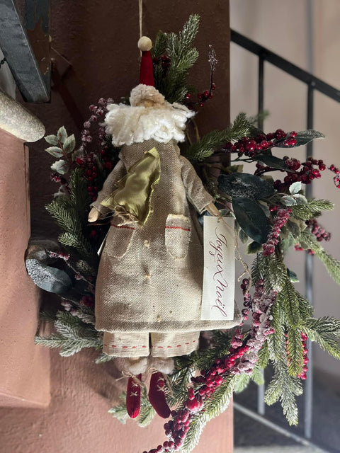Babbo Natale linaccio lanato corda