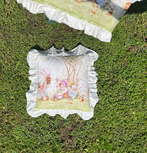 Cuscino con volant stoffa Holly Hobbie