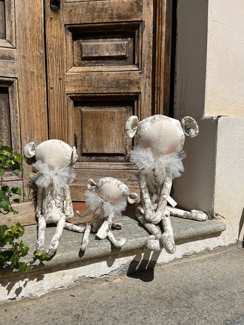 Scimmie in toile de jouy