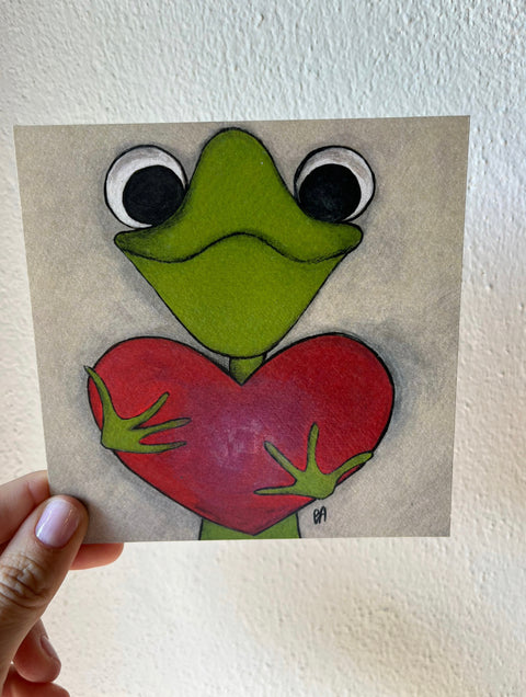 Il ranocchio con il cuore