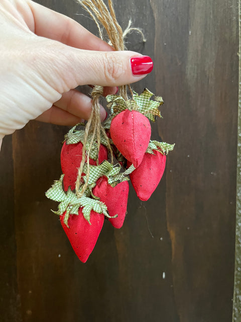 Fragole dipinte a mano