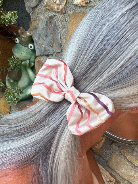 Fiocchi per capelli in tessuto d'arredo-pezzi unici