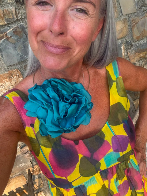 Woman in Turquoise
