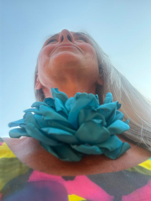 Woman in Turquoise