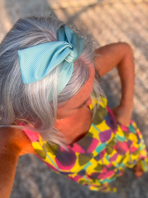 Woman in Turquoise